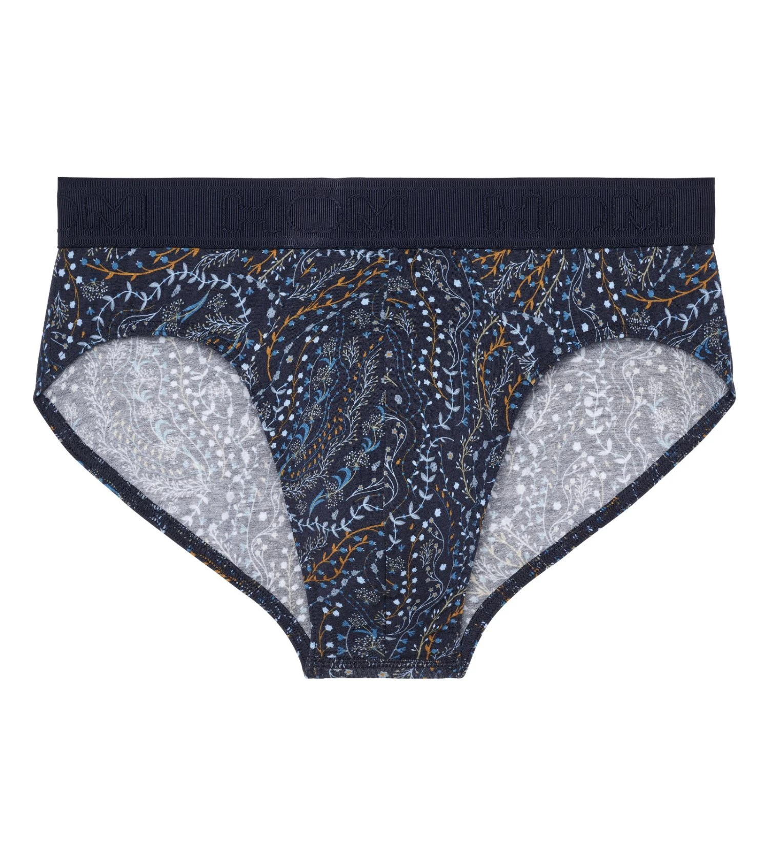 HOM Slip Homme Fontainebleau – Imprimé Bleu Élégant en Coton et Modal 4 HOM Slip Homme Fontainebleau – Imprimé Bleu Élégant en Coton et Modal – Image 2