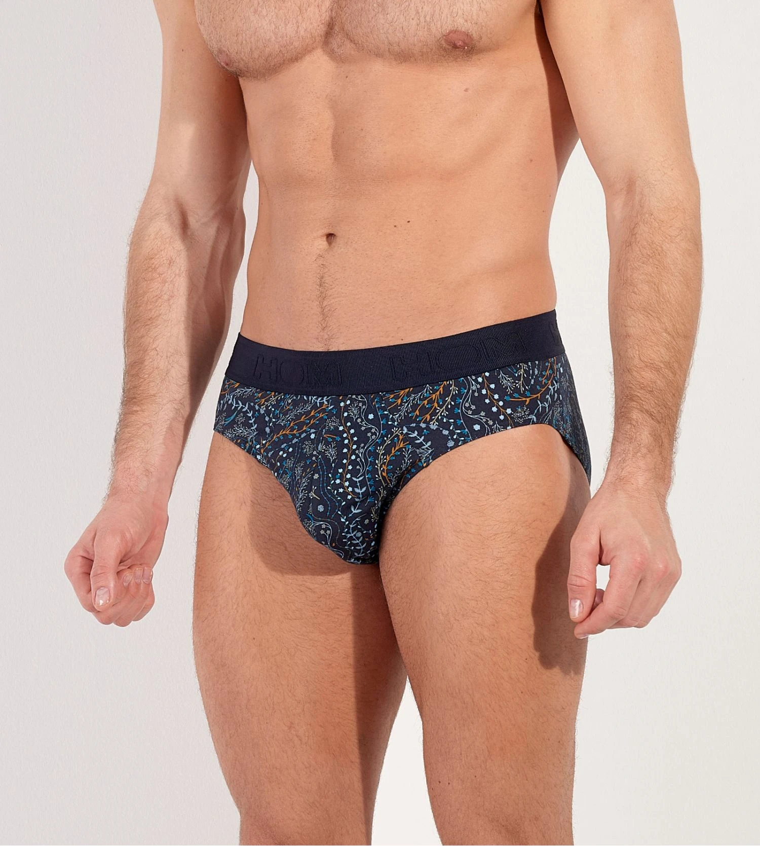 HOM Slip Homme Fontainebleau – Imprimé Bleu Élégant en Coton et Modal 3 HOM Slip Homme Fontainebleau – Imprimé Bleu Élégant en Coton et Modal
