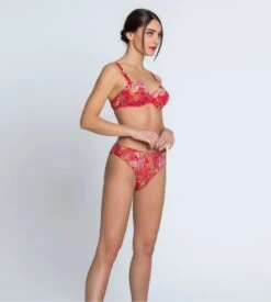Soutien Gorge Avec Armatures Forêt Rubis Santal Rouge -Lingerie Sipp foret rubis sg armature santal rouge 5