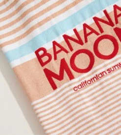 Banana Moon Mani Marbella Rouge – Serviette de Plage à Rayures et Imprimé Palmiers 90x170 cm -Lingerie Sipp fouta 90x170 cm rouge lot19 3