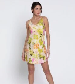 Nuisette En Satin Frisson D'Or Or Rose -Lingerie Sipp frisson d or nuisette charme or rose 5