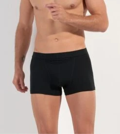 Hom Lot de 2 Boxers GABRIELE HO1 Black Print – Ouverture Horizontale en Coton -Lingerie Sipp gabriele boxer lot de 2 ho1 d042 black black print noir 2