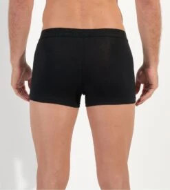 Hom Lot de 2 Boxers GABRIELE HO1 Black Print – Ouverture Horizontale en Coton -Lingerie Sipp gabriele boxer lot de 2 ho1 d042 black black print noir 4