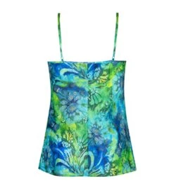 Lise Charmel Grâce Aquatique Floral Aqua – Caraco en Soie et Broderie Italienne -Lingerie Sipp grace aquatique caraco soie floral aqua lise charmel 4