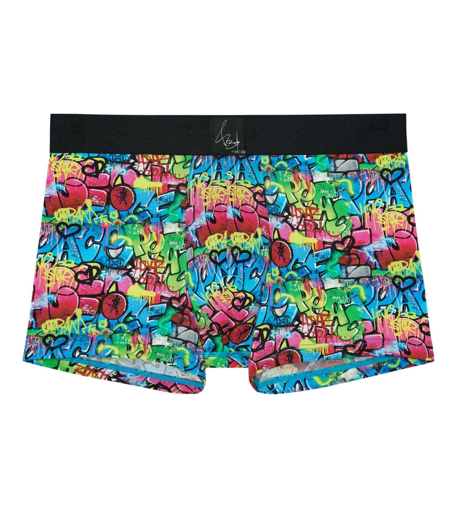 Hom Boxer En Microfibre Imprimée GRAFFITI WALL Multico Print 4 Hom Boxer En Microfibre Imprimée GRAFFITI WALL Multico Print – Image 2