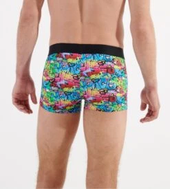 Hom Boxer En Microfibre Imprimée GRAFFITI WALL Multico Print 17 Hom Boxer En Microfibre Imprimée GRAFFITI WALL Multico Print -Lingerie Sipp graffiti wall boxer h p023 multico print multicolore 6