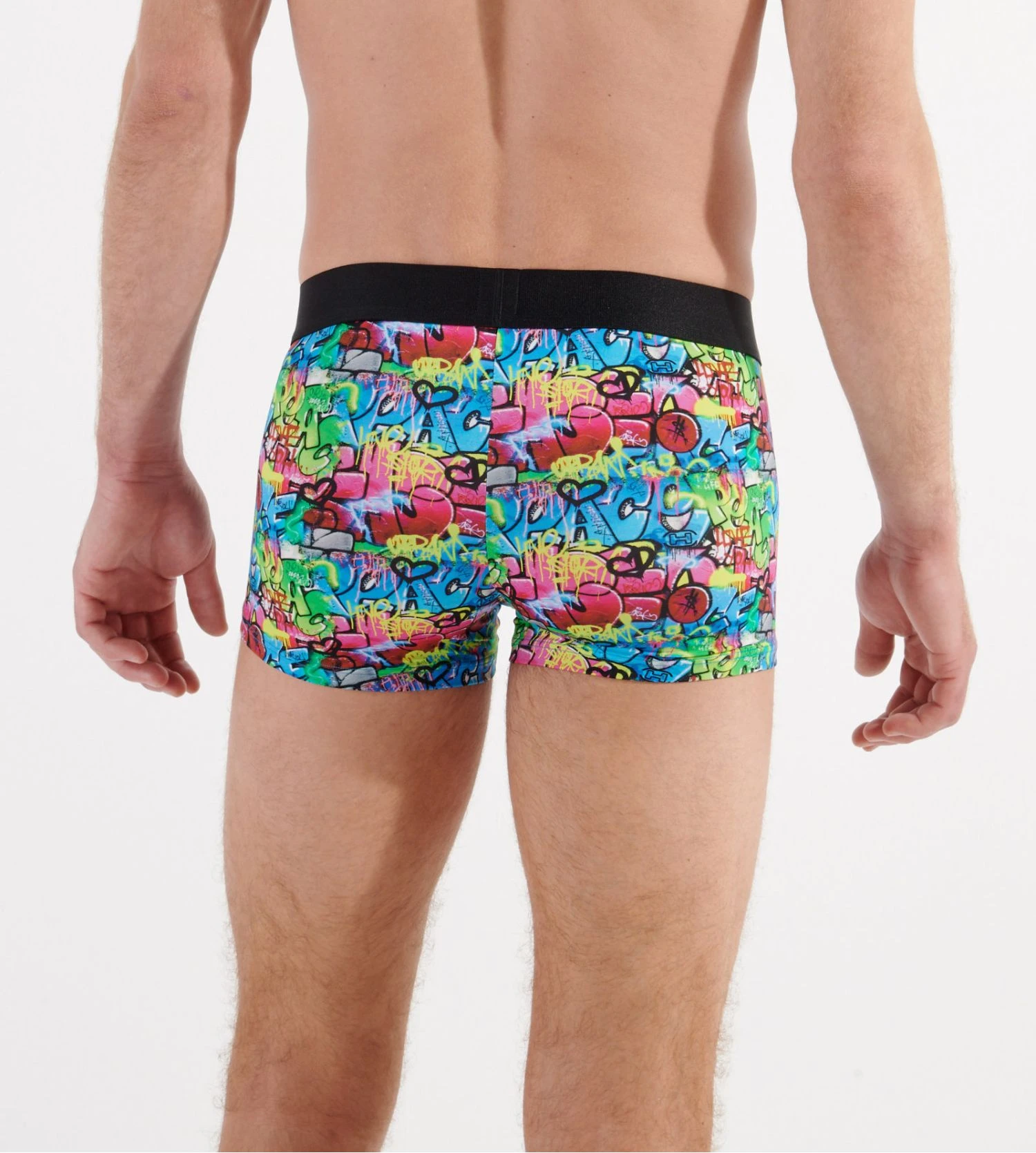 Hom Boxer En Microfibre Imprimée GRAFFITI WALL Multico Print 10 Hom Boxer En Microfibre Imprimée GRAFFITI WALL Multico Print – Image 8