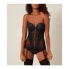 Simone Perele Guêpière Bustier Wish NOIR 1 Simone Perele Guêpière Bustier Wish NOIR -Lingerie Sipp guepiere bustier wish noir