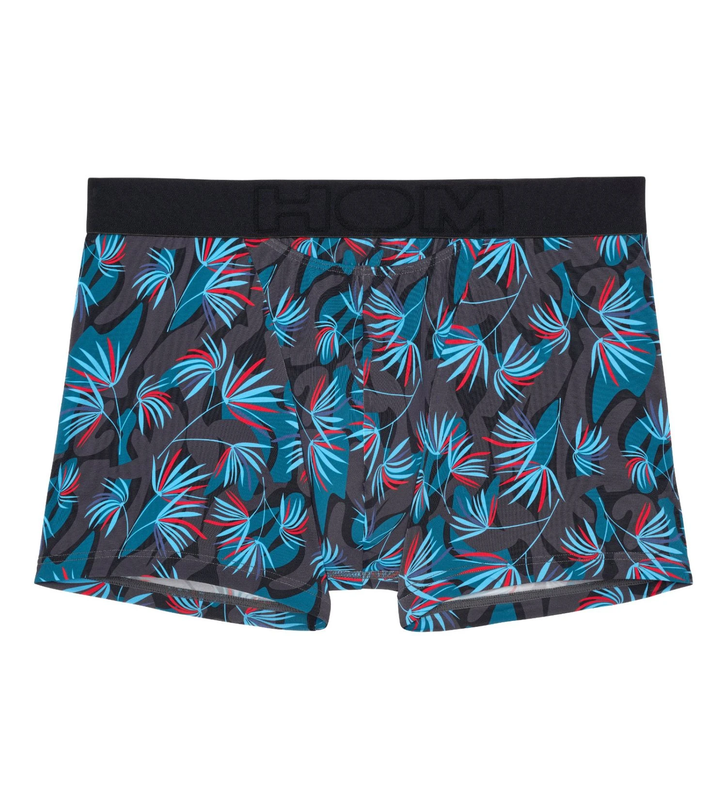 Hom Hanoi HO1 Boxer Briefs – Dark Grey Graphic Print with Horizontal Opening 4 Hom Hanoi HO1 Boxer Briefs – Dark Grey Graphic Print with Horizontal Opening – Image 2