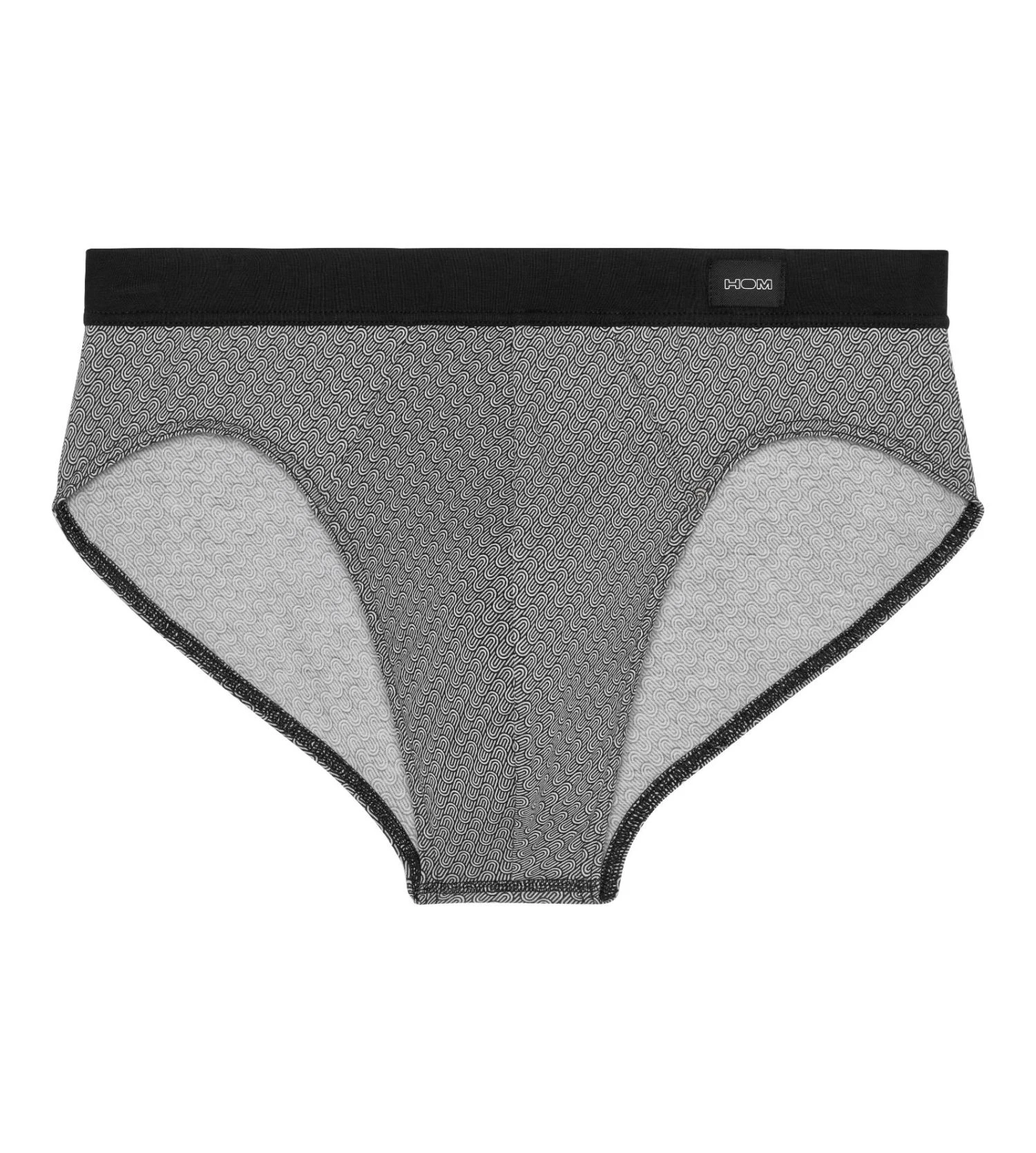 Hom Slip Mini HO1 Herbie – Imprimé Géométrique Noir et Blanc en Coton Modal 4 Hom Slip Mini HO1 Herbie – Imprimé Géométrique Noir et Blanc en Coton Modal – Image 2