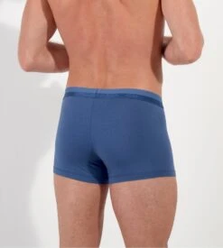 Hom Boxer HO1 Bleu Jeans Chiné - Sous-vêtement Masculin à Ouverture Horizontale -Lingerie Sipp ho1 boxer briefs ho1 0054 jeans blue 2