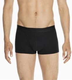 Boxer HOM HO1 Noir en Coton Modal – Sous-vêtement avec Ouverture Horizontale Iconique -Lingerie Sipp ho1 boxer noir coton 4