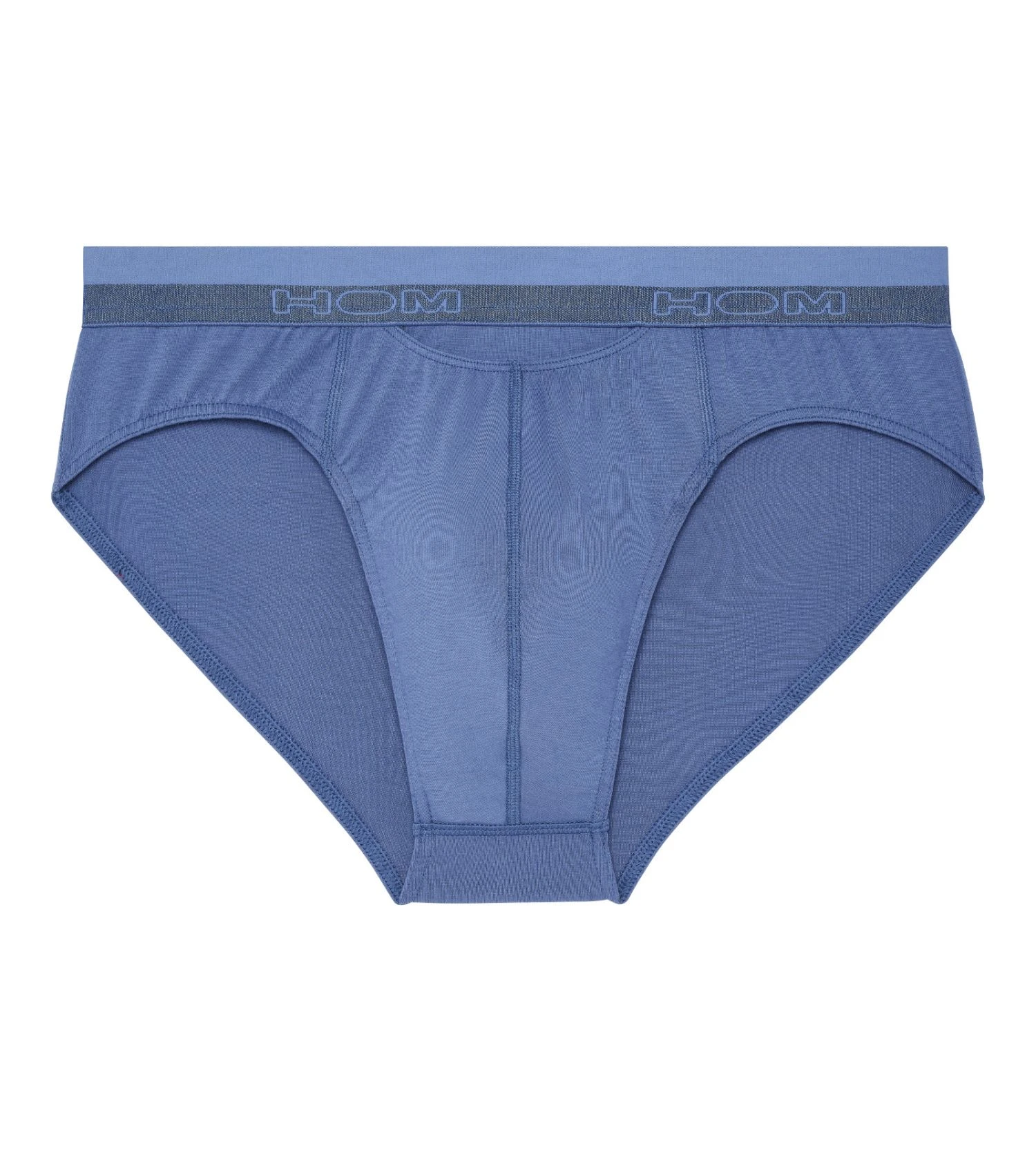 HOM Slip Mini HO1 Bleu Jeans – Ouverture Horizontale en Coton Modal 4 HOM Slip Mini HO1 Bleu Jeans – Ouverture Horizontale en Coton Modal – Image 2