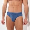 HOM Slip Mini HO1 Bleu Jeans – Ouverture Horizontale en Coton Modal 1 HOM Slip Mini HO1 Bleu Jeans – Ouverture Horizontale en Coton Modal -Lingerie Sipp ho1 mini briefs ho1 0054 jeans blue