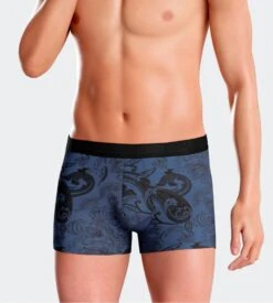 Impetus Lot de 2 Boxers Homme en Lyocell Bleu et Noir – Gamme Éco-responsable I am what I wear -Lingerie Sipp i am boxer h lot de 2 lyocell blj3g bleu noir blj3g bleu noir 2