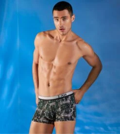 Lot de 2 Boxers Impetus I Am What I Wear Vert/Noir – Sous-vêtements Éco-responsables en Lyocell -Lingerie Sipp i am boxer lot de 2 lyocell gn041 green black 2