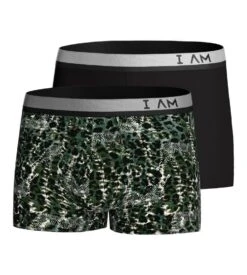 Lot De 2 Boxers En Lyocell Vert/Noir