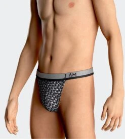 Impetus String Homme Lyocell Navy et Blanc – Collection 'I am Wonderful' 7 Impetus String Homme Lyocell Navy et Blanc – Collection 'I am Wonderful' -Lingerie Sipp i am string lyocell nbf86 navy white 2