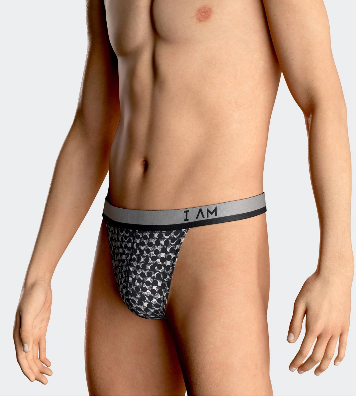 Impetus String Homme Lyocell Navy et Blanc – Collection 'I am Wonderful' 5 Impetus String Homme Lyocell Navy et Blanc – Collection 'I am Wonderful' – Image 3