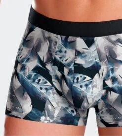 Lot de 2 Boxers Impetus 'I AM' en Lyocell – Gris Chiné et Bleu Ciel – Sous-Vêtements Éco-Responsables -Lingerie Sipp iam boxer lyocell lot de 2 bl068 gris blanc light blue bl068 gris blanc light blue 1