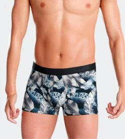 Lot de 2 Boxers Impetus 'I AM' en Lyocell – Gris Chiné et Bleu Ciel – Sous-Vêtements Éco-Responsables -Lingerie Sipp iam boxer lyocell lot de 2 bl068 gris blanc light blue bl068 gris blanc light blue 2