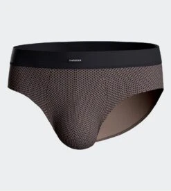 Impetus Lot de 2 Slips Terre – Ceinture Confort Large en Coton Premium -Lingerie Sipp impetus slip h ceinture confort lot d 2 bg009 terre 3