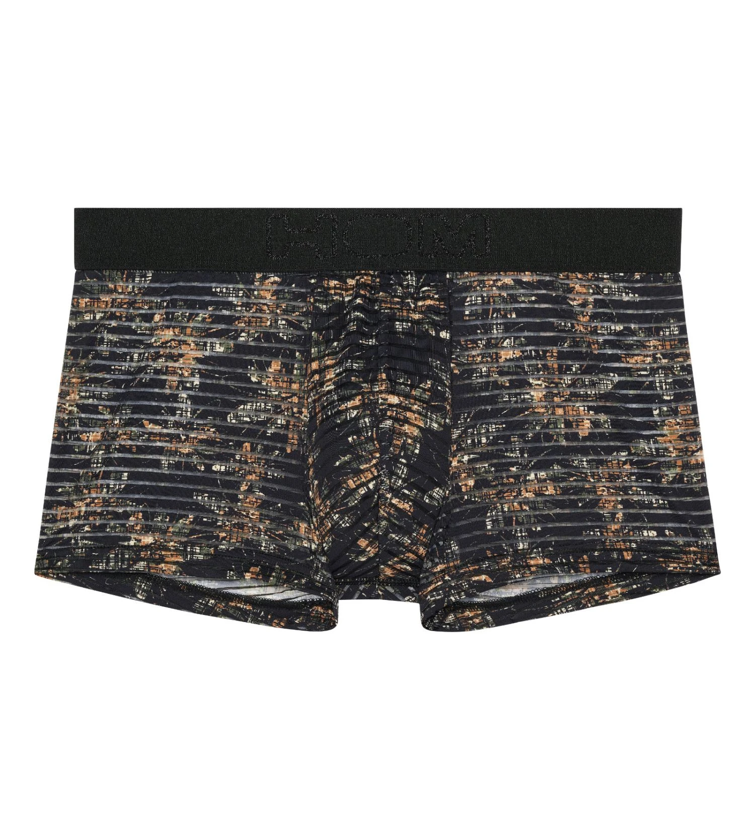 HOM Boxer Iraty Imprimé Kaki – Sous-vêtement Homme Semi-Transparent et Rayé 4 HOM Boxer Iraty Imprimé Kaki – Sous-vêtement Homme Semi-Transparent et Rayé – Image 2