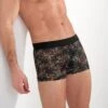 HOM Boxer Iraty Imprimé Kaki – Sous-vêtement Homme Semi-Transparent et Rayé -Lingerie Sipp iraty boxer p0xd khaki print p0xd khaki print