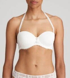 MARIE JO Soutien-gorge Bandeau Jadei Naturel -Lingerie Sipp jadei sga bandeau bretelles amov naturel blanc 4