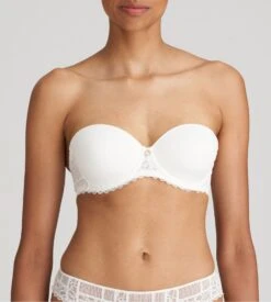 MARIE JO Soutien-gorge Bandeau Jadei Naturel -Lingerie Sipp jadei sga bandeau bretelles amov naturel blanc 5