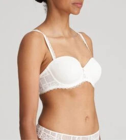 MARIE JO Soutien-gorge Bandeau Jadei Naturel -Lingerie Sipp jadei sga bandeau bretelles amov naturel blanc 6