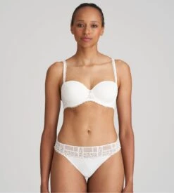 MARIE JO Soutien-gorge Bandeau Jadei Naturel -Lingerie Sipp jadei sga bandeau bretelles amov naturel blanc 8