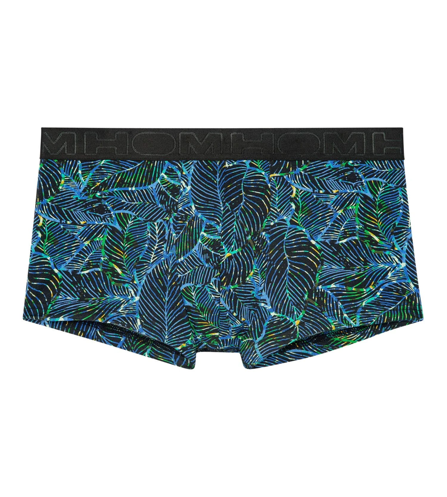 Shorty Homme Hom JARROD Blue Print – Boxer Court en Coton & Modal Imprimé Feuillage Lumineux 4 Shorty Homme Hom JARROD Blue Print – Boxer Court en Coton & Modal Imprimé Feuillage Lumineux – Image 2