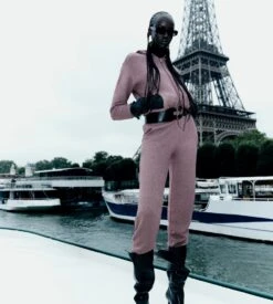 Chantelle Veste De Jogging Femme Zippée Rose Femme Jerry Taupe Fonce -Lingerie Sipp jerry veste zipee jogging b22 taupe fonce 4