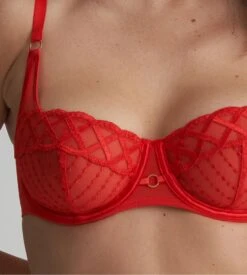 MARIE JO Soutien Gorge Corbeille Jhana Fiesta Rouge -Lingerie Sipp jhana sg balconet corbeille fiesta rouge 2