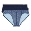 Lot de 2 Slips Mini HOM HO1 Jonas - Bleu Marine (Uni et Imprimé Géométrique) 2 Lot de 2 Slips Mini HOM HO1 Jonas - Bleu Marine (Uni et Imprimé Géométrique) -Lingerie Sipp jonas mini lot de 2 ho1 bleu