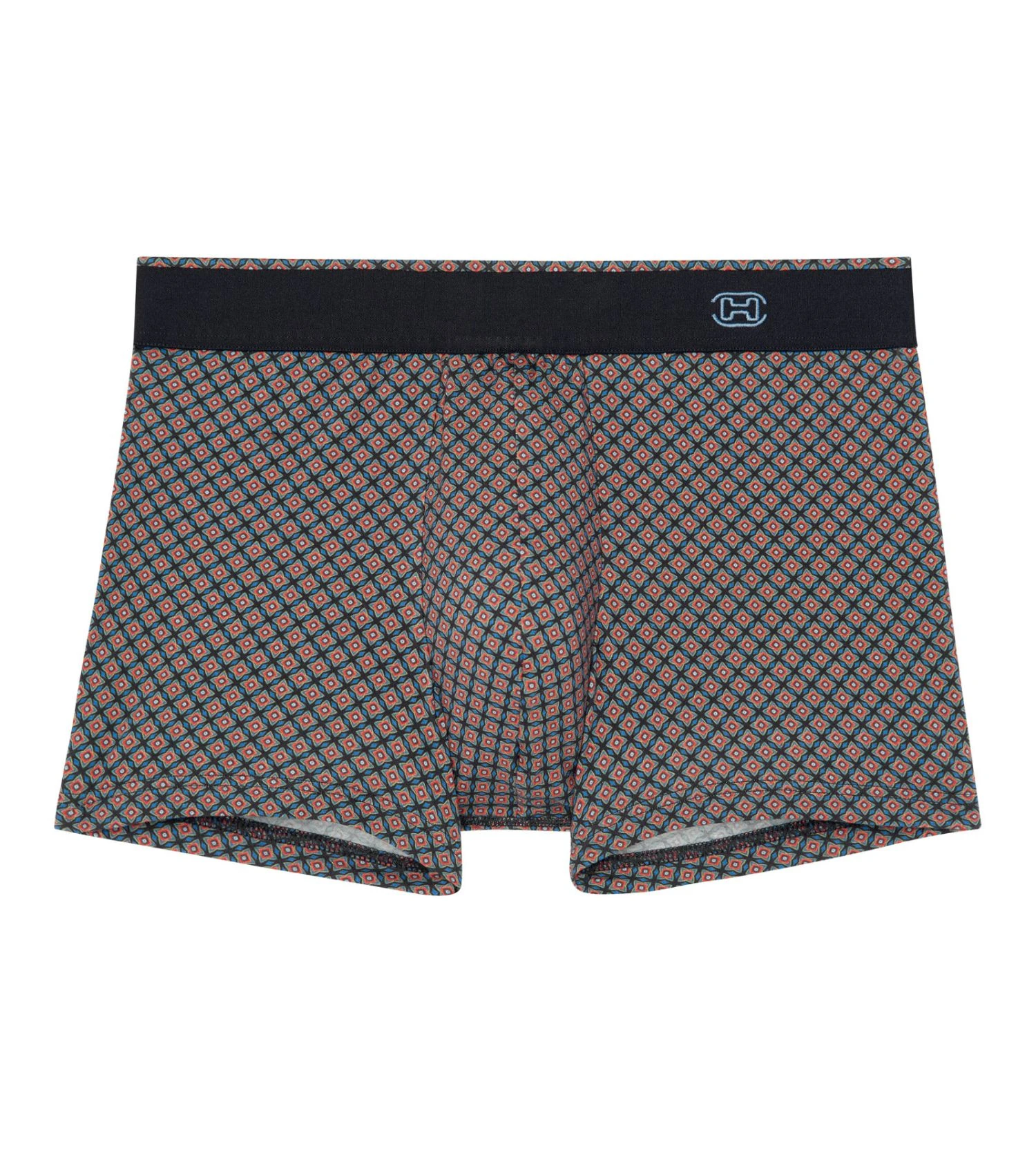 Hom Boxer JORDAN Navy Geometric Print - Soft Cotton & Modal Premium Underwear 4 Hom Boxer JORDAN Navy Geometric Print - Soft Cotton & Modal Premium Underwear – Image 2