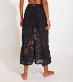 Banana Moon Enara Noir – Jupe Longue de Plage en Crochet à Volants -Lingerie Sipp jupe longue dentelle crochet enara noir jqv01 3
