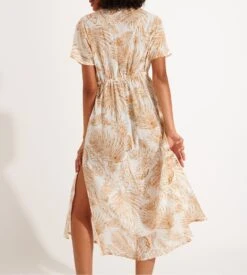 Banana Moon Elvie Beachparty Camel Long Crochet Beach Kimono -Lingerie Sipp kimono long camel luk08 2