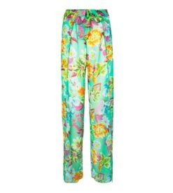 Pantalon Portefeuille La Feminissima Vert Emeraude