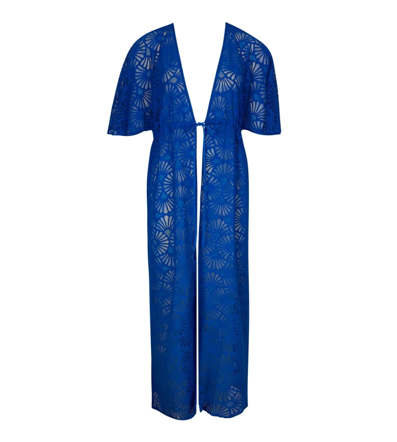 Kimono Bleu La Muse Dentelle Cobalt 4 Kimono Bleu La Muse Dentelle Cobalt – Image 2