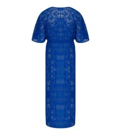 Kimono Bleu La Muse Dentelle Cobalt 8 Kimono Bleu La Muse Dentelle Cobalt -Lingerie Sipp la muse dentelle kimono long ouvert cobalt 2
