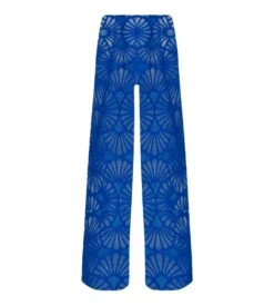 Pantalon Bleu La Muse Dentelle Cobalt