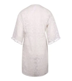 Antigel La Muse Dentelle Blanc – Tunique de Plage en Dentelle Coquillage avec Pompons 12 Antigel La Muse Dentelle Blanc – Tunique de Plage en Dentelle Coquillage avec Pompons -Lingerie Sipp la muse dentelle tunique 0001 blanc blanc 4