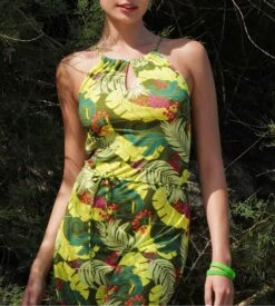 Robe Longue La Venus Nature Vert Tropic -Lingerie Sipp la venus nature robe longue 1464 vert tropic 1