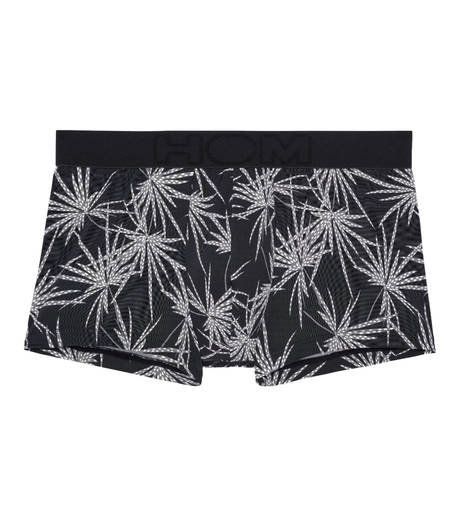 Hom Boxer Lanzarote Noir – Trunk Homme Imprimé Floral en Polyamide Soyeux 4 Hom Boxer Lanzarote Noir – Trunk Homme Imprimé Floral en Polyamide Soyeux – Image 2