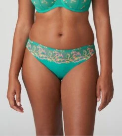 PRIMA DONNA Slip Brésilien Lenca Sunny Teal 11 PRIMA DONNA Slip Brésilien Lenca Sunny Teal -Lingerie Sipp lenca bresilien sunny teal 3