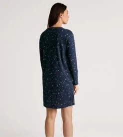 Calida Liquette Manches Longues Sweet Dreams Peacoat Blue – Chemise de Nuit 100% Coton Imprimé 9 Calida Liquette Manches Longues Sweet Dreams Peacoat Blue – Chemise de Nuit 100% Coton Imprimé -Lingerie Sipp liquette coton manches longues peacoat blue 3