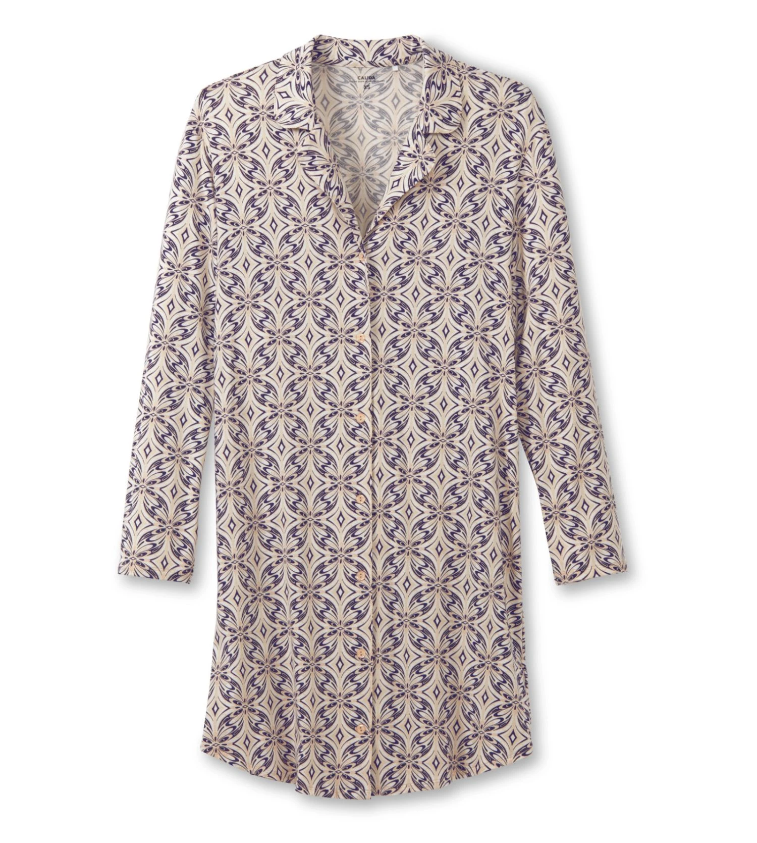 Calida Liquette Boutonnée à Manches Longues Favourites Seduction Light Macadamia 4 Calida Liquette Boutonnée à Manches Longues Favourites Seduction Light Macadamia – Image 2