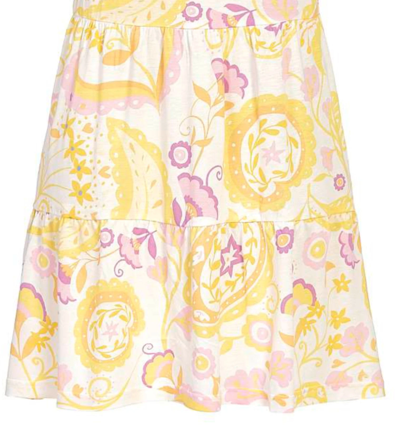 Massana Liquette Sans Manches à Imprimé Floral Orange et Violet - Nuisette d'Été Légère 6 Massana Liquette Sans Manches à Imprimé Floral Orange et Violet - Nuisette d'Été Légère – Image 4